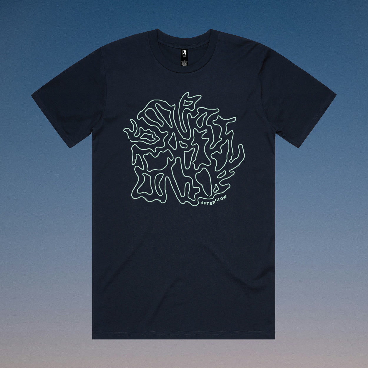 Flux Tee (Navy Blue)