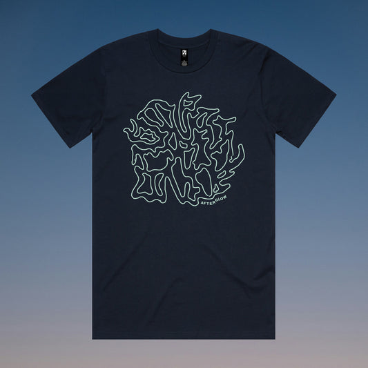 Flux Tee (Navy Blue)